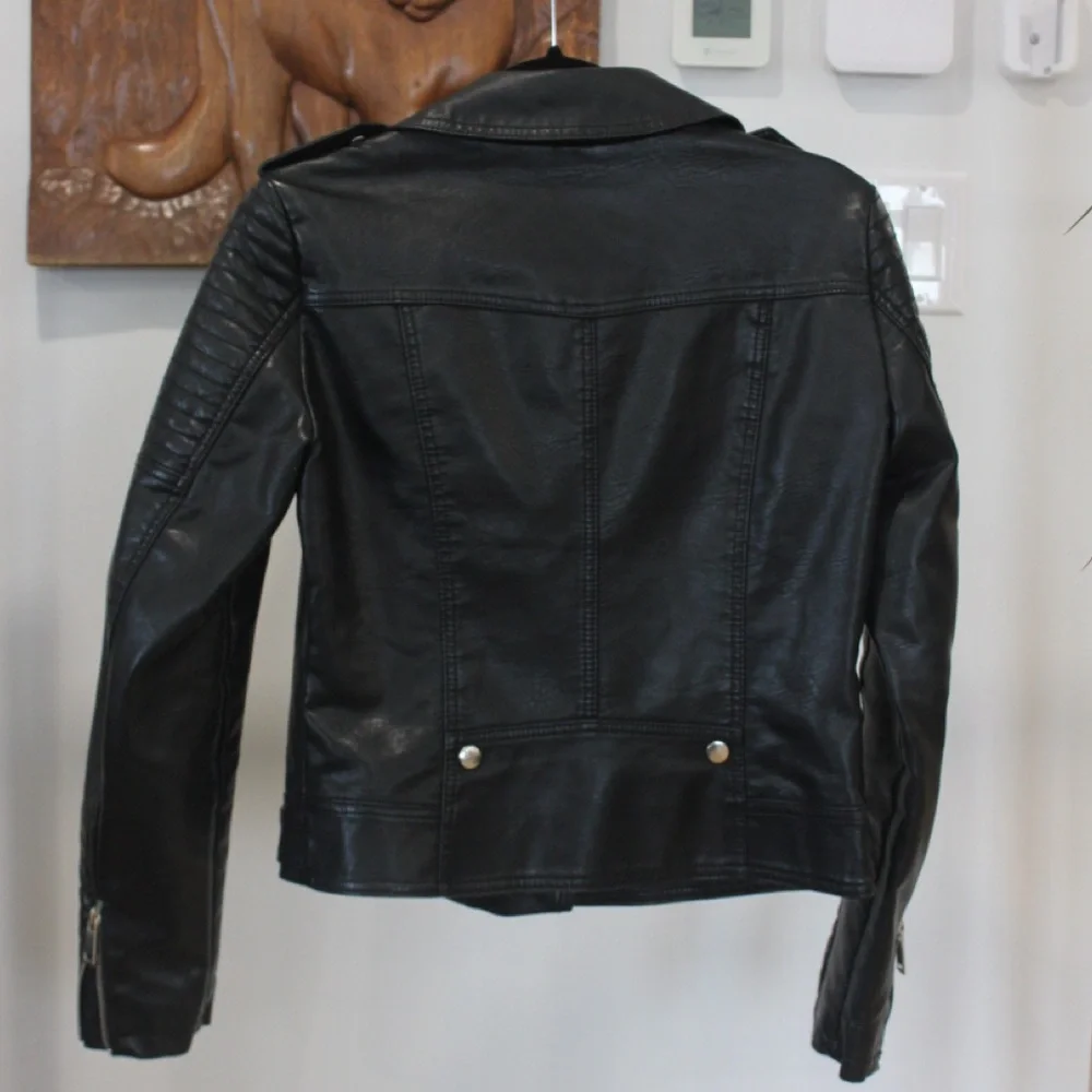 Vero Moda | Kerri Faux Leather Moto Jacket - Picture 4 of 4